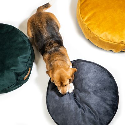 Coco adorable coussin rond graphite