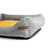Rexproduct Otto lit pour chien confortable 2 en 1, gris avec jaune Rexproduct Otto lit pour chien confortable 2 en 1, gris avec jaune