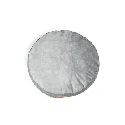 Coco adorable coussin rond gris