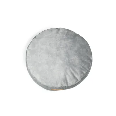 Coco adorable coussin rond gris