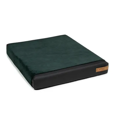 Rexproduct Otto lit pour chien confortable 2 en 1, gris avec vert foncé