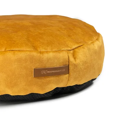 Coco adorable coussin rond jaune