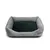 Rexproduct Otto lit pour chien confortable 2 en 1, gris avec vert foncé