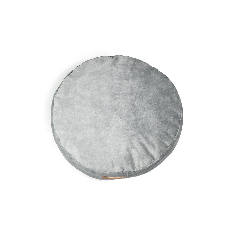 Coco adorable coussin rond gris
