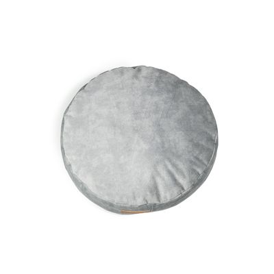 Coco adorable coussin rond gris