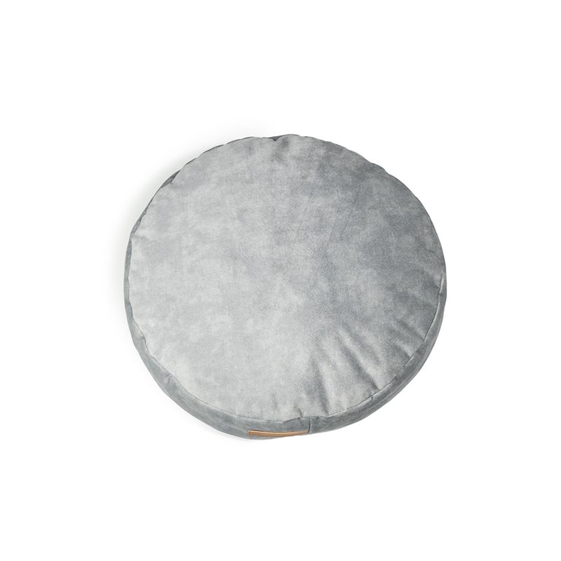 Coco adorable coussin rond gris