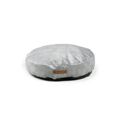Coco adorable coussin rond gris