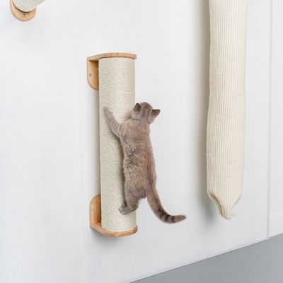 Mur d’escalade pour chat - Poteau mural en sisal XXL