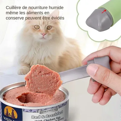 MCBOSON  Cuillère à nourriture 3 en 1 pour chiens et chats