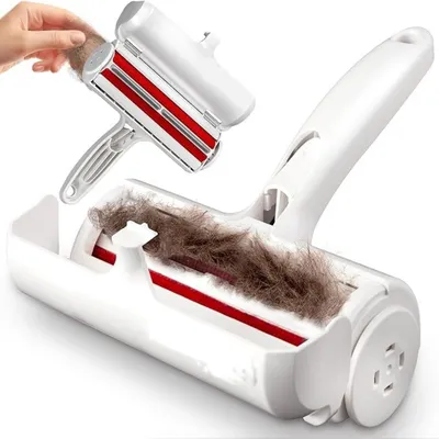 IntiMeg Brosse anti-poils chat et chien