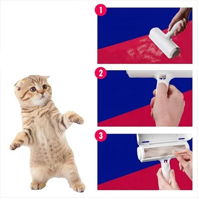 IntiMeg Brosse anti-poils chat et chien