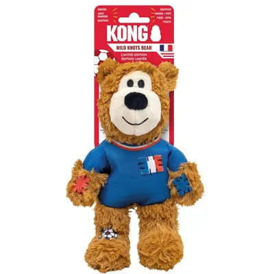 KONG Wild Knots Sport Bear M France 21.5 cm KONG Wild Knots Sport Bear M France 21.5 cm
