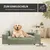 Rohrschneider Gepolstertes Hundesofa mit Chromfüssen