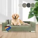 Rohrschneider Canapé pour chien rembourré avec pieds chromés