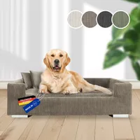 Rohrschneider Canapé pour chien rembourré avec pieds chromés