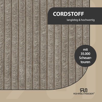 Rohrschneider Gepolstertes Hundesofa mit Chromfüssen
