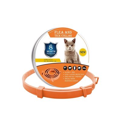 IntiMeg Collier antiparasitaire ajustable Chat - Protection 8 mois
