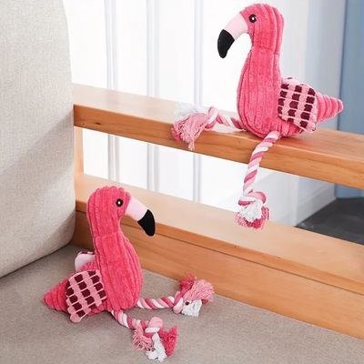 IntiMeg Juguete interactivo para perros con forma de flamenco