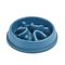 IntiMeg Gamelle anti-glouton pour chien et chat Bleu