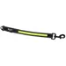 Rallonge de laisse Noir et Jaune fluo 39 cm pour laisse chien