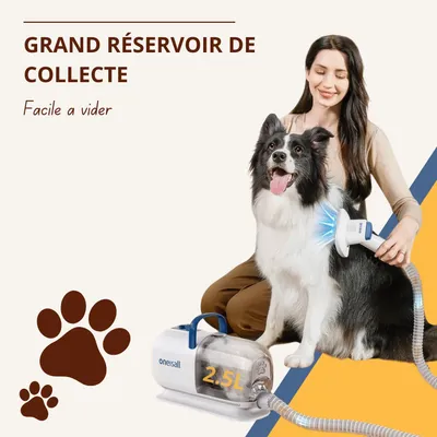 Oneisall Kyle Kit de toilettage pour chien 8 en 1 (2.5litres)