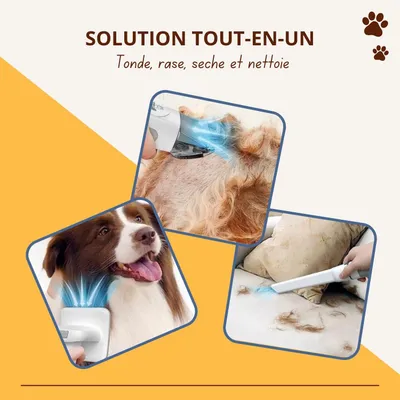 Oneisall Kyle Kit de toilettage pour chien 8 en 1 (2.5litres)