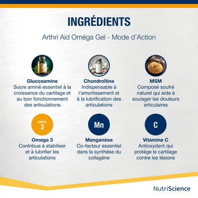 NutriScience ArthiAid Oméga Gel