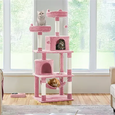 Kratzbaum 158cm hoch Katzenbaum Stabil Kletterbaum Katzenkratzbaum