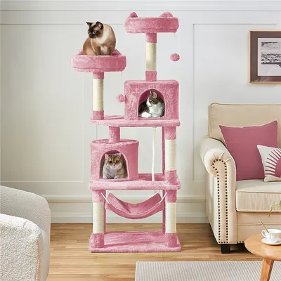 Kratzbaum 158cm hoch Katzenbaum Stabil Kletterbaum Katzenkratzbaum