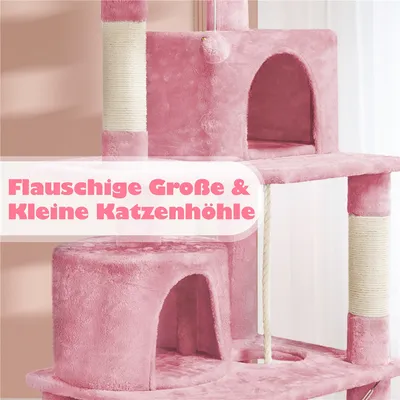 Kratzbaum 158cm hoch Katzenbaum Stabil Kletterbaum Katzenkratzbaum