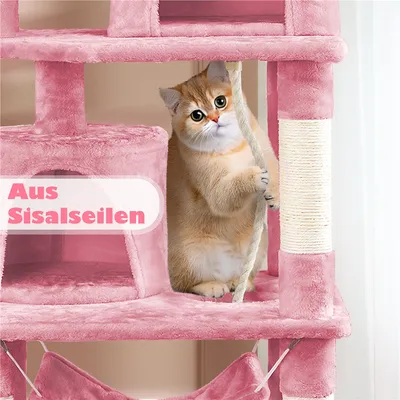 Kratzbaum 158cm hoch Katzenbaum Stabil Kletterbaum Katzenkratzbaum