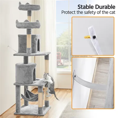 Yaheetech arbre à chat Stable en Bois