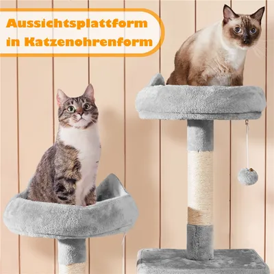 Kratzbaum groß Stabil Katzenbaum Katzenkratzbaum Plüsch 179 cm