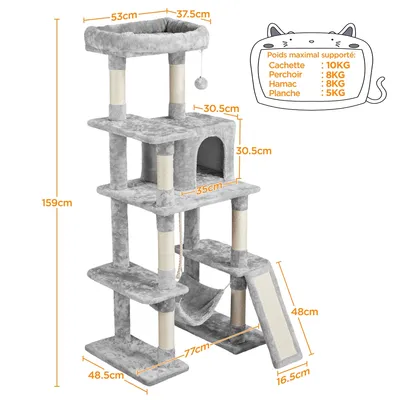 Yaheetech Arbre à Chat Design Yaheetech Arbre à Chat Design