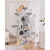 Kratzbaum XXL 194 cm deckenhoch stabiler Kletterbaum für Katzen Kratzbaum XXL 194 cm deckenhoch stabiler Kletterbaum für Katzen
