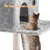 Kratzbaum XXL 194 cm deckenhoch stabiler Kletterbaum für Katzen Kratzbaum XXL 194 cm deckenhoch stabiler Kletterbaum für Katzen