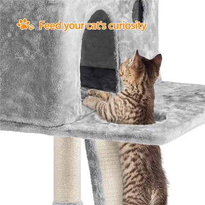 Kratzbaum XXL 194 cm deckenhoch stabiler Kletterbaum für Katzen Kratzbaum XXL 194 cm deckenhoch stabiler Kletterbaum für Katzen