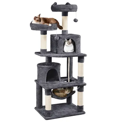 Kratzbaum 158cm hoch Katzenbaum Stabil Kletterbaum Katzenkratzbaum