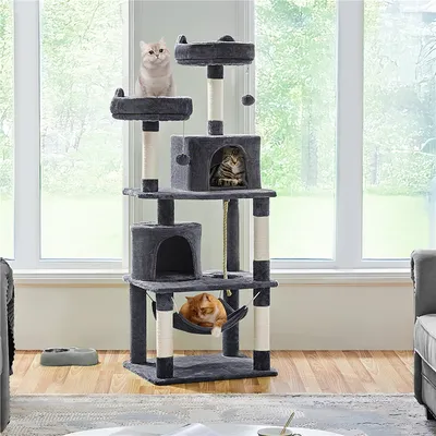 Kratzbaum 158cm hoch Katzenbaum Stabil Kletterbaum Katzenkratzbaum