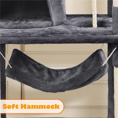 Kratzbaum 158cm hoch Katzenbaum Stabil Kletterbaum Katzenkratzbaum