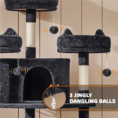 Yaheetech Arbre à chat Confort Agréable