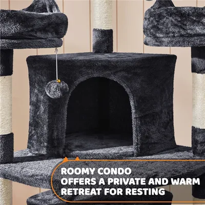 Yaheetech Arbre à chat Confort Agréable