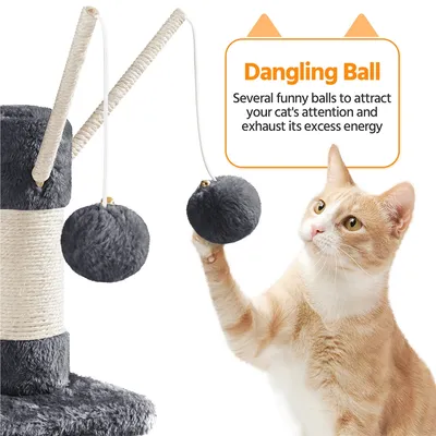 Yaheetech Arbre à Chat Robuste en Bois