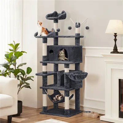 Yaheetech Arbre à Chat Robuste en Bois