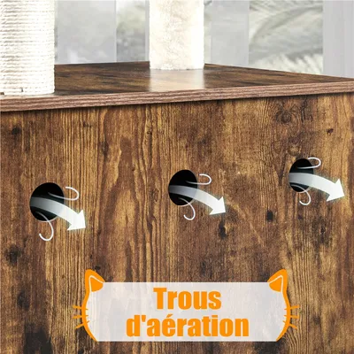 Yaheetech Petit Arbre à Chat avec Litière