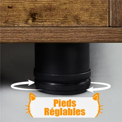 Yaheetech Petit Arbre à Chat avec Litière