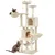 Yaheetech Grand Arbre à Chat Beige