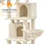 Yaheetech Grand Arbre à Chat Beige