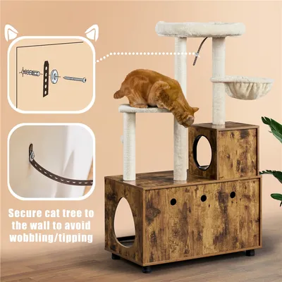 Yaheetech Arbre à Chat avec Litière