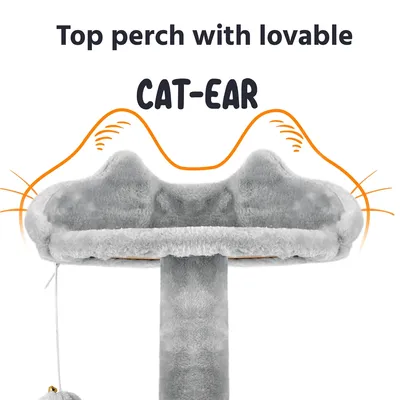 Arbre à Chat Multiniveau Avec Poteaux En Sisal Cachettes Perchoirs Griffoir Arbre à Chat Multiniveau Avec Poteaux En Sisal Cachettes Perchoirs Griffoir